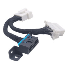 OBD2 Splitter Verlängerungskabel 16 Pin Dual Female Y Adapter Hochwertiges OBD-Werkzeug