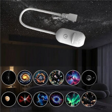 USB HD  Star Projection Lamp Night LED Atmosphere Light  LED Nightlight Wall Lamp Plug &  Starry Projector