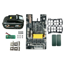 10Core Battery Storage Box Case for 21700 Power Tool with 4MOS 6Alloy Battery Protection Board 9A Fast Charging