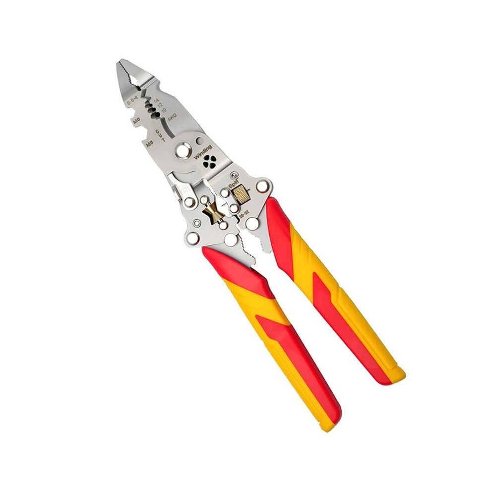 Foldable Wire Stripper,Multifunctional Foldable Wire Stripper Electrical Pliers,For Cutting Pulling Wires Cable Scissors 4711689769077