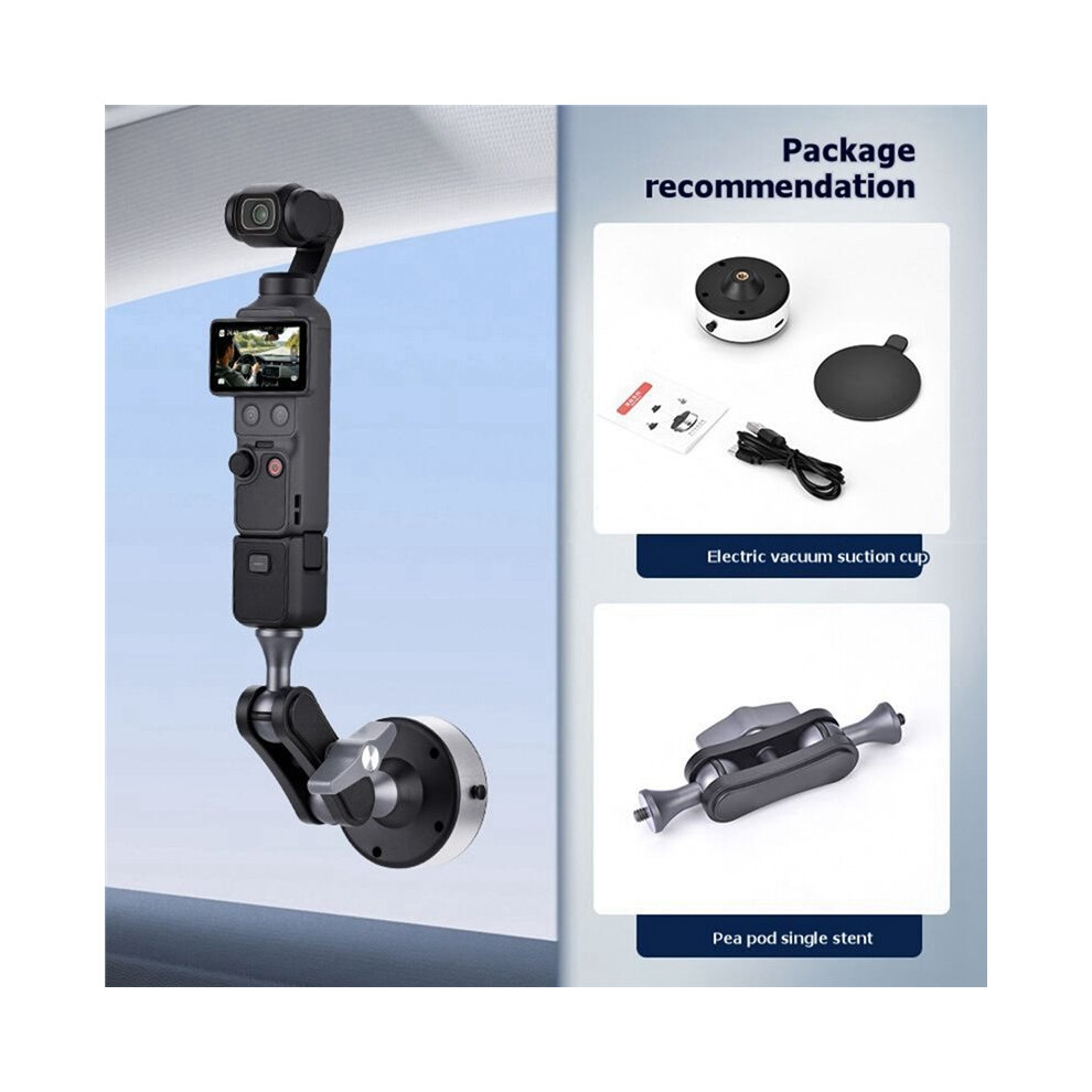 Electric Vacuum Suction Cup Mount For Pocket 4/3 Camera Strong Suction Car Window Dashboard Holder 6031947222181