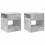 VidaXL vidaXL End Table 2 pcs Concrete Grey 40.5 x 40 x 45 cm Engineered Wood 2