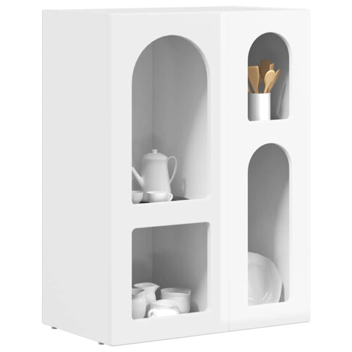 VidaXL vidaXL Sideboard High Gloss White 59 x 35 x 80.5 cm Engineered Wood 2