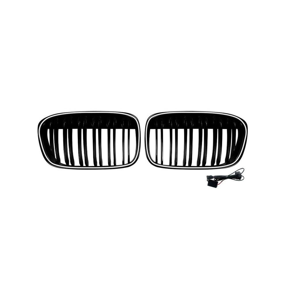 Front Bumper Kidney Grille With Led For X1 F48 F49 2015-2019 Accessories Light 4712519564107