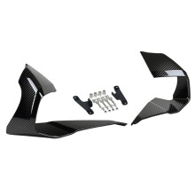 Motorcykel Sidovinge Främre Spoiler Vinge Kåpa Fast Nedre Läpp Vinge Aerodynamisk för Zx6r ZX-6R 2024-2026