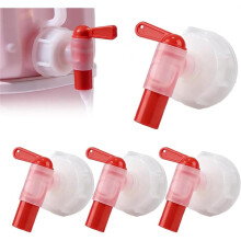 4-Pack Faucet DN61 61mm Horticultural Plant Nutrient Solution Faucet Red White Plastic Faucet Outdoor Garden Faucet