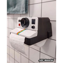 Pudełko na Chusteczki, Uchwyt na Papier Toaletowy z Aparatem Fotograficznym, Zabawny Stojak na Papier Toaletowy, Montaż Bez Użycia Gwoździ, do