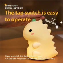Schattig Dinosaurus Nachtlampje LED Siliconen Nachtlampje Decoratie Zacht Licht Sfeer Nachtlampje Slaaplampje voor Kinderkamer