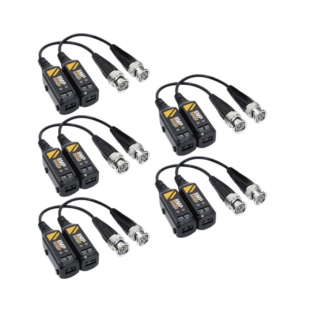 8Mp Hd Video Balun For - High-Resolution Bnc Transmission For Ahd/Cvi/Tvi/Cvbs Cameras 6031902554302