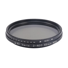 ND2-400 Neutral Density Fader Variable ND Filter Adjustable 49mm Filter for  for  for  Camera Lens