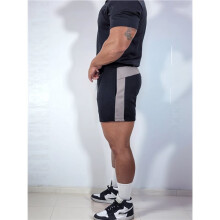 Mens Short Mens Sweat Athletic Shorts for Men Gym Worket Shorts with Pockets Black XL