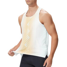 Men'S Running Tank Tops Breathable Vests Quick Dry Sleeveless Shirt Workout Tank Top Yellow-Green M