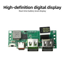 Module de Charge Rapide à Affichage Numérique IP5356 PD QC 22,5W pour Banque D'Alimentation DIY avec Écran HD et Contrôleur Stable