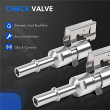 1L3Z-9J274-BA, 1L3Z9J274BA Fuel Pump  Return Check Valve Connector Set for  F-Series F150 F250 F350 1990-1991