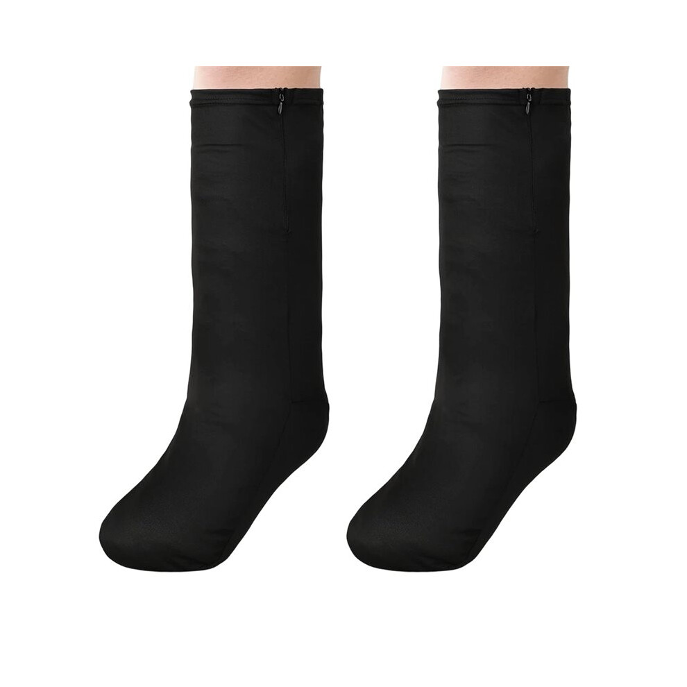 2 Pcs Leg Cast Cover Medium Short Cast Sock Cover Below the Knee Leg Sleeve for Foot Men Women Plaster Stocking