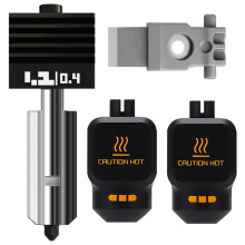 0.4MM Hotend for P2S (with 2X Silicone Socks and 1X P2S Filament Cutter) Hardened Steel P2S Nozzle 3D Printer