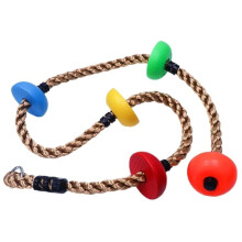 Colorful Climbing Rope Swing Disc for Kids Playground Backyard Outdoor Swing Games Fitness Equipment & Photography Props