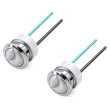 Duale Spültoiletten-Drucktaste Ersatzteile, Obere Toilettentaste Ersatz, Kompatibel mit für Geberit, (38 mm) Loch (2-Pack)