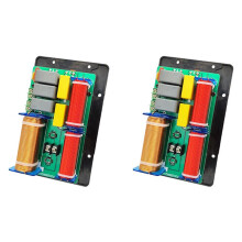 2X 800W 2 Way Speaker Audio Frequency Divider Treble Bass 2 Unit Crossover Filters DIY HIFI Home Theater