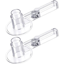 2 Stuks 58 mm/2,25 Inch Transparante Cirkelsnijder voor Papier, Knopenmaker, Verstelbare Cirkelsnijder voor Kunst, Doe-Het-Zelf en Knutselprojecten,