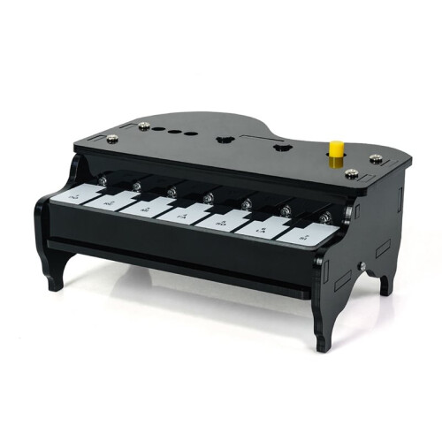 Electronic Piano DIY Kit Circuit Board Soldering Practice Graphical Programming Learning Assembly Kit with Downloader