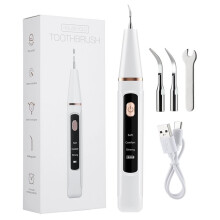 Nettoyeur Tartre Ultrasonique Électrique - Détartreur Dentaire - Outil Blanchiment des Dents, D'Élimination des Taches et Plaque Dentaire pour une