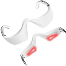 LED Under Eye Beauty Device 3D Microcurrent Contour Eye Massager Eye Care Glasses for Puffiness Fine Lines Eye Bag