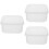 3Stk Lunchbox Transparent Kunststoff Für Büro Und Picknick 5