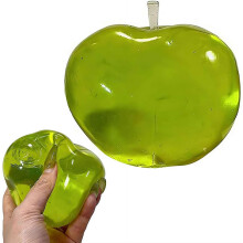 (Apple, 1pcs) Hedelmä puristus lelu, jumbo mansikka