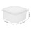 3Stk Lunchbox Transparent Kunststoff Für Büro Und Picknick 9