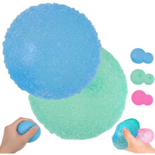 (2mixb, 1.6IN) Krystalový mochi texturovaný mini cukrový mačkací míček - sladový křupavý tvarovatelný želé senzorický fidget, 3MIX 4cm