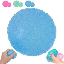 (Blue, 2.4IN) Krystalový mochi texturovaný mini cukrový mačkací míček - sladový křupavý tvarovatelný želé senzorický fidget, 3MIX 4cm
