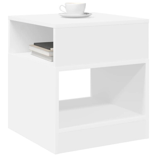 VidaXL vidaXL End Table 2 pcs White 40.5 x 40 x 45 cm Engineered Wood 2