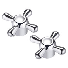 Set van 2 Aluminium Kraanhendelknoppen met Bevestigingsschroeven voor Keuken en Badkamer