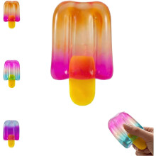 (1#d, -) Jäätelö design puristus stressipallo - söpö pehmo muovailtava hidas nousu sensorinen fidget, ahdistuksen lievitys 1B