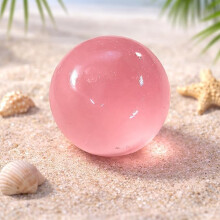 (Pink-1pcs, -) Mix bolas estrés aceite coco 4 uds 6cm nuevo lento no pegajosa sin olor exprimir fidget oficina estudio sensorial
