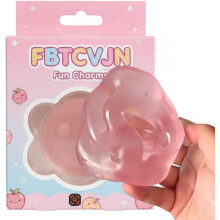 (Pink, -) Kookosöljy omena pehmopallo - kannettava hitaasti nouseva rapea ei-tahmea muovailtava fidget, stressinlievitys ja keskittyminen