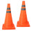 Foldable Traffic Cones, 2 Pack - High Visibility Safety Cones for Roadside, Construction, and Emergency Use 1