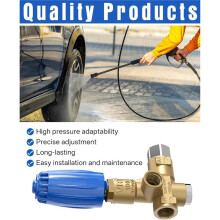 V.B 85/310 Unloader Valve for Pressure Washer Pump with Knob for VRT100 for PA, AR, Comet, Cat, BE, and General Pumps