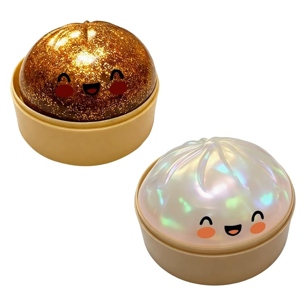 Photos - Educational Toy   Dumpling Squeeze Toy – Soft Slow Rising Mystery Stress Ball, Sensory Fidget for Home/Office 2026(Golden+white Sequins, )