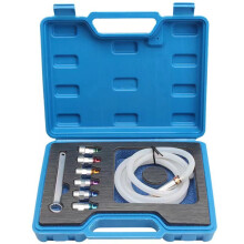 8pc Brake Bleeder Wrench Set with Extractor Socket & Check Valve for Efficient Bleeding
