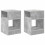 VidaXL vidaXL End Table 2 pcs Concrete Grey 30.5 x 30 x 45 cm Engineered Wood 2