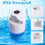 Automatic Touchless Foaming Soap Dispenser 420ml 4 Level Adjustable Rechargeable Electric Wall Mounted for Kitchen B 4