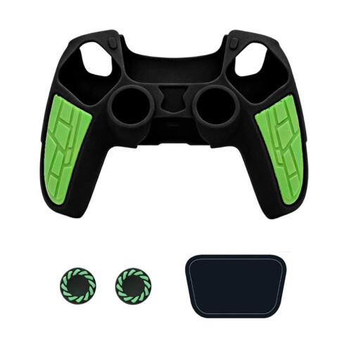Silicone Case for PS5 DualSense Controller with Thumb Grip Caps Kit Soft Protective Case Special Edition Series