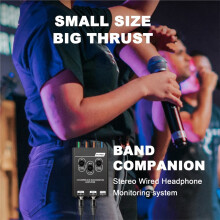 P1 PRO Typ-C Multifunktionsmixer Zweikanal-Stereo-in-Ear-Kopfhörerverstärker für Persönliches Monitoring