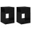VidaXL vidaXL End Table 2 pcs Black Oak 30.5 x 30 x 45 cm Engineered Wood 2