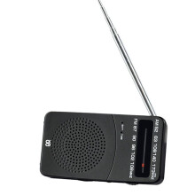 W909 Radio FM/AM Dual-Band 3.5mm Interface Pointer Type Radio Portable Emergency Radio for Elderly and Children B