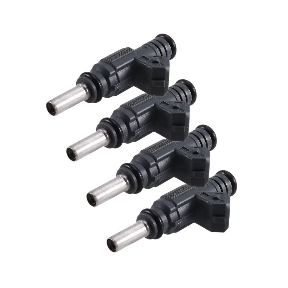 4Pcs Car Fuel Injectors Nozzle 0280155897 For 3.2L V6 2004-2006 1.8L Turbo 06A906031s Black 6031581628035