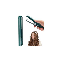 Lisseur et boucleur sans fil 2 en 1, mini fer à boucler portable, chauffe rapide, alimentation USB, compact pour cheveux féminins