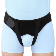Ceinture de soutien professionnelle pour hernie inguinale avec coussinets amovibles, maintien confortable et ajustable